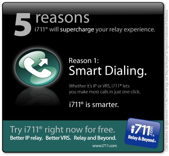 5 Reasons i711 will SUPERCHARGE your relay experience: Reason 1 – Deaf ...
